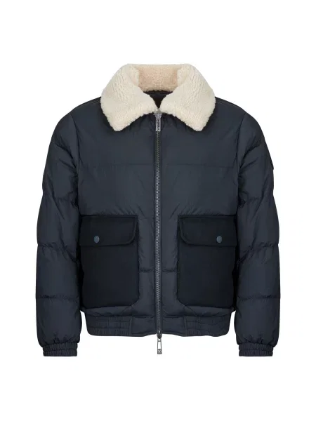 Armani Exchange geacă cu puf pentru bărbați albastru
