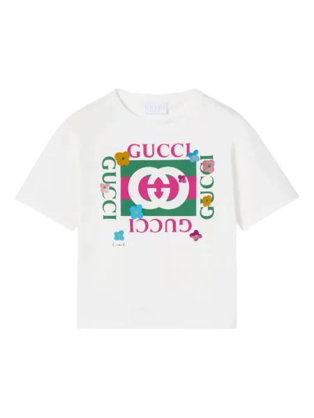 Koszulka dziecięca Gucci biała