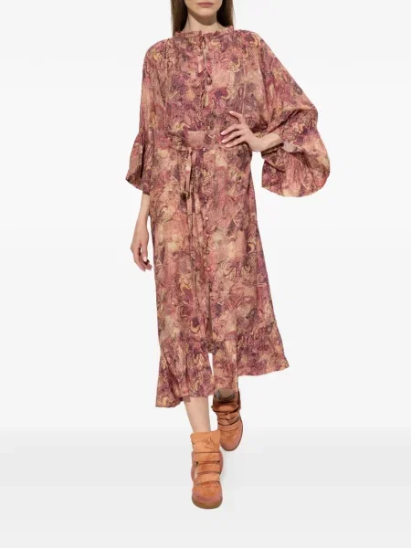 Rochie Isabel Marant cu imagine roz