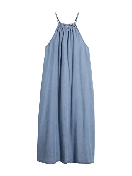 Bonprix Rochie denim albastru