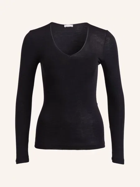 Podkoszulka Hanro wełniana z długim rękawem