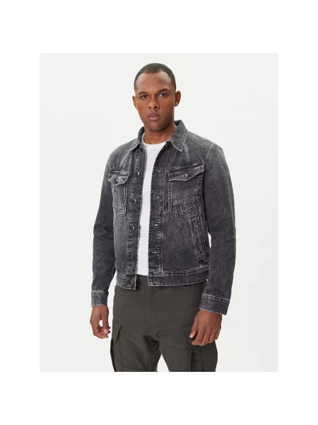 G-Star Raw Farmer kabát Slim Fit szürke