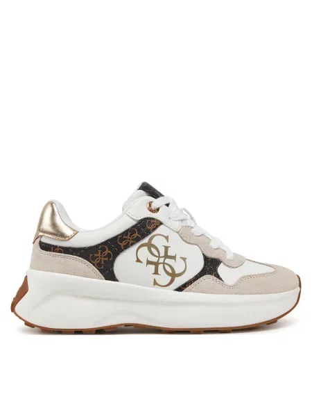 Обувки Guess LUCKEI FLPLUC бяло