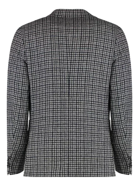 Sacou Zegna în carouri albastru