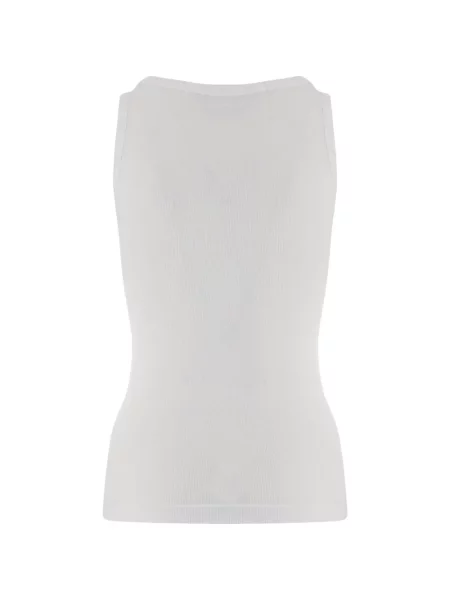 Top Alainpaul cu funde alb