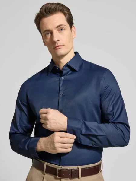 Koszula biznesowa Slim Fit z kołnierzykiem kent Jake*s