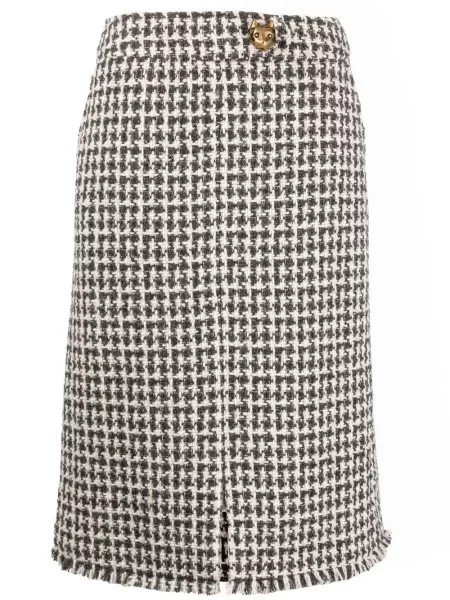 Fustă tip creion Lanvin din tweed negru