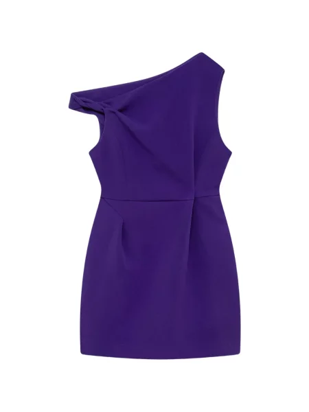 Rochie mini Msgm cu un umăr gol violet