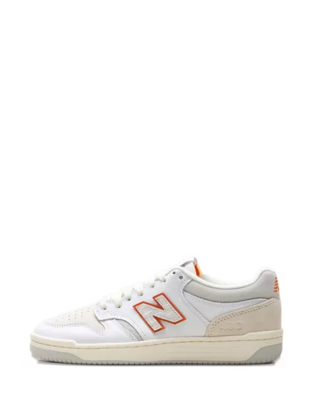 Sneakerși New Balance din piele alb