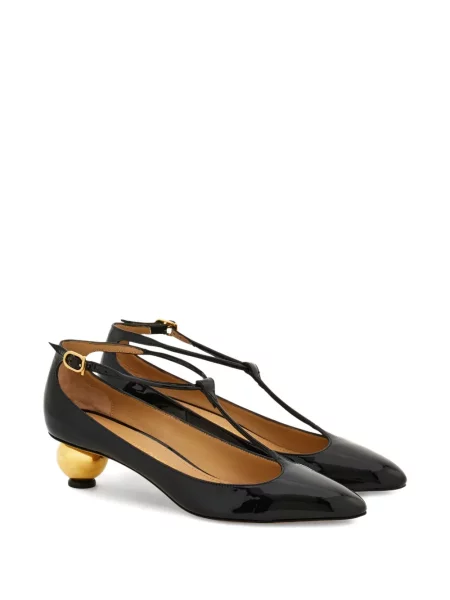 Pantofi cu toc Ferragamo din piele negru