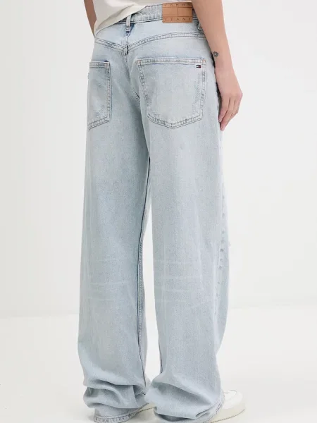 Džíny Tommy Jeans high waist modré