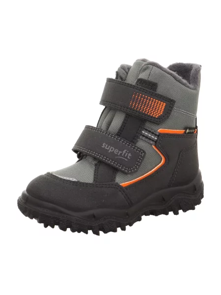 SUPERFIT Bocanci de zăpadă HUSKY gri piatră / portocaliu deschis negru
