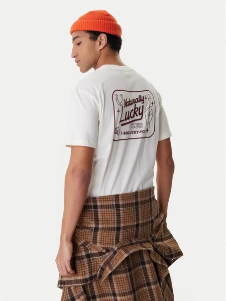 RVCA Tricou Lucky You Écru