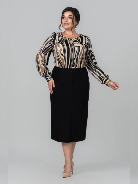 Юбка миди All Posa черная