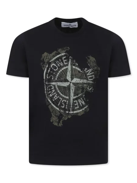 Koszulka dziecięca Stone Island czarna