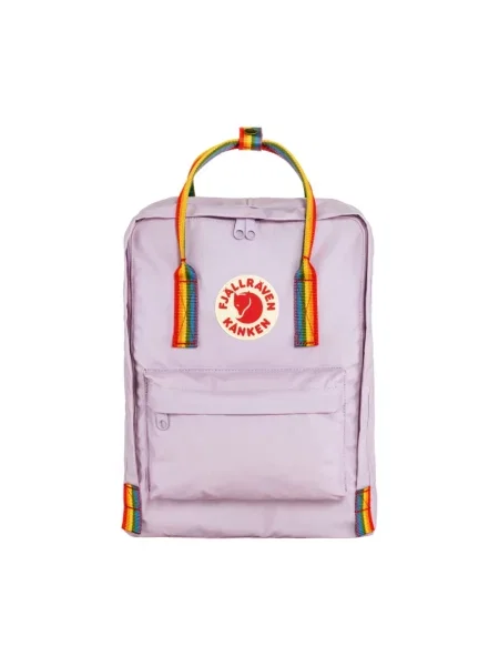 Plecak miejski Fjällräven Kanken Rainbow 16 l pastel lavender/ rainbow fioletowy
