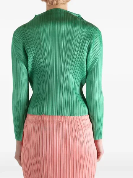 Top Pleats Please Issey Miyake verde