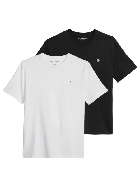 Marc O'Polo Tricou negru alb