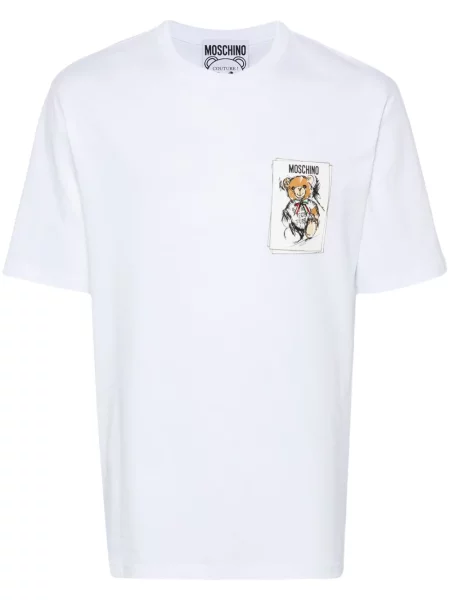 Tricou Moschino teddy alb