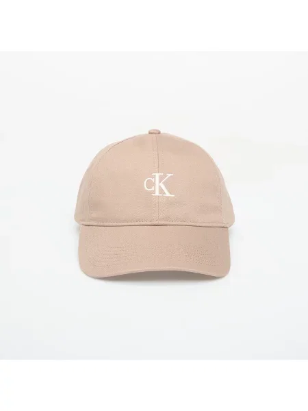 Capac Calvin Klein Monogram Embroidery Baseball Cap Desert Taupe/ Contrast Logo Universal maro