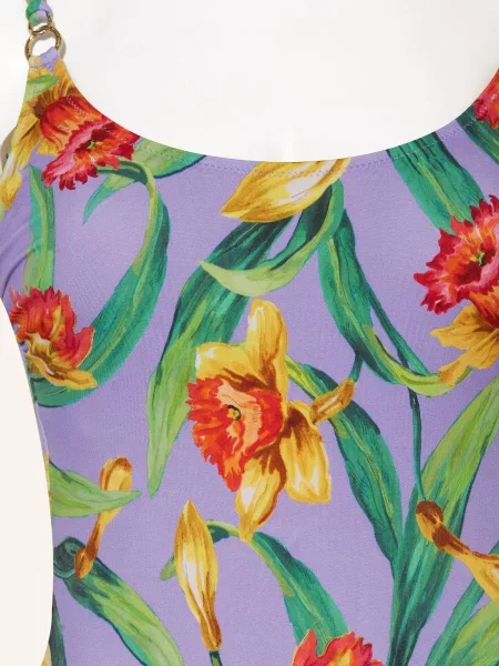 Charmline Strój Kąpielowy Modelujący Botanique Radiance lila żółty