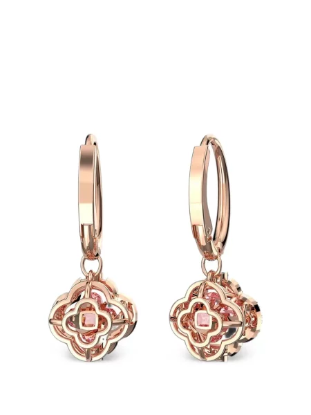 Cercei Swarovski cu model floral
