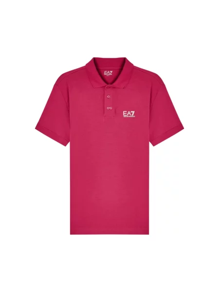Koszulka polo Emporio Armani Ea7 różowa