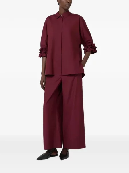 Pantaloni palazzo 's Max Mara cu cordon roșu