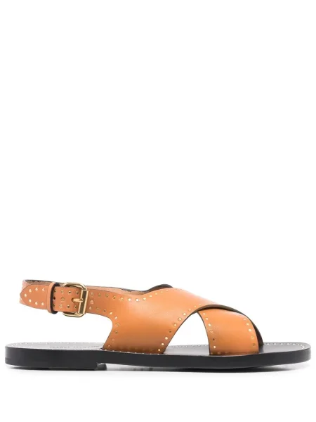 Sandale Isabel Marant din piele maro