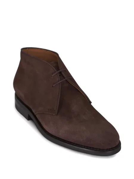 Desert boots Heschung με κορδόνια σουέντ καφέ