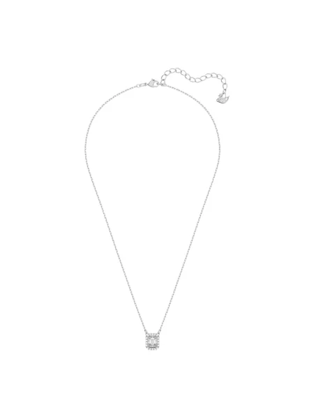 Swarovski Akcesoria unisex Szary ONE SIZE Len Naszyjnik Unisex Millenia "Octagon Wisiorek" Rod biały