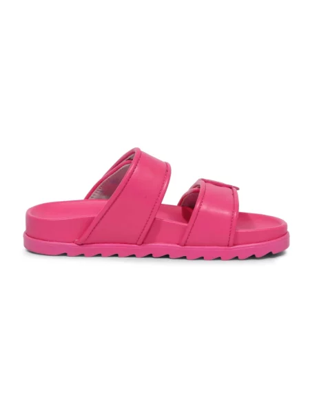 Klapki Chiara Ferragni Collection z paskiem fioletowe