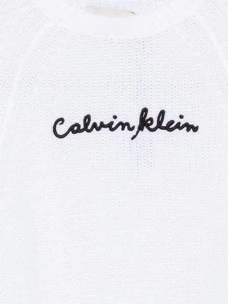 Sweter dziecięcy Calvin Klein biały