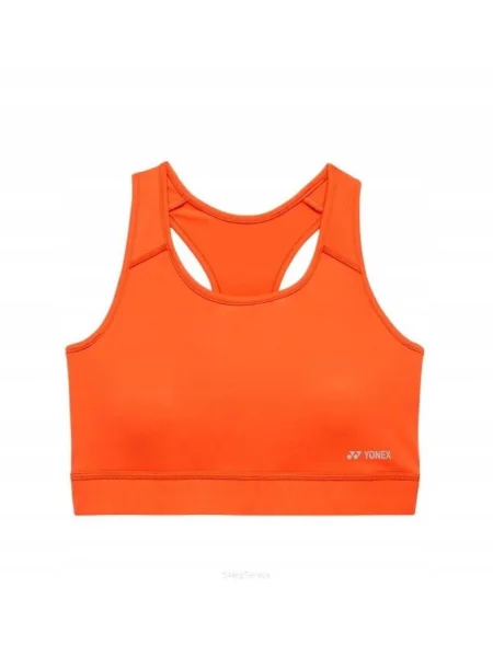 Stanik tenisowy Yonex Sports Bra pomarańczowy