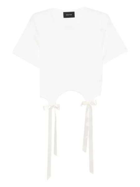 Koszulka Simone Rocha z lyocellu biała