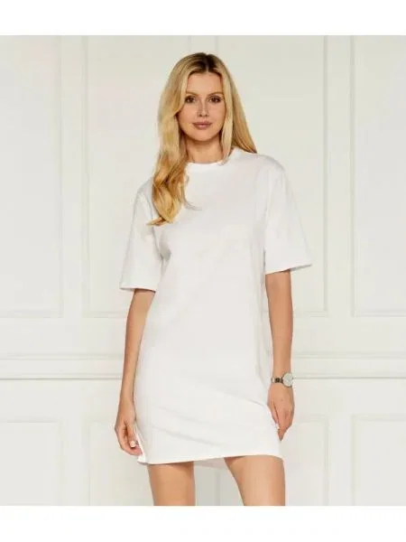 Armani Exchange Rochie alb