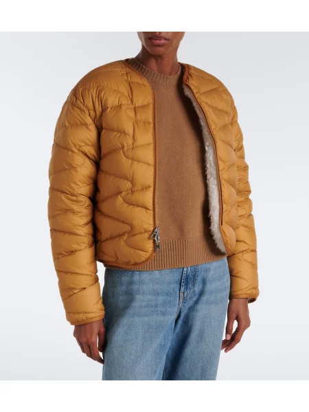 Ursuleț de pluș geacă cu puf Moncler alb