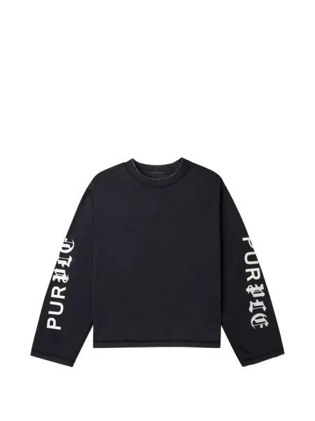 Hanorac Purple Brand cu imagine negru