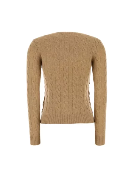 Polo Ralph Lauren sweter beżowy lekki brązowy