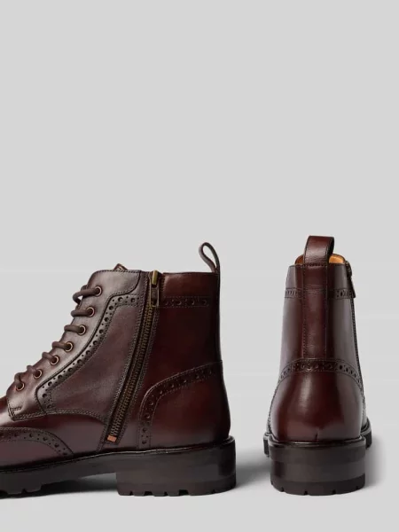 Buty ze skóry z zamkiem błyskawicznym model ‘Spencer’ Digel