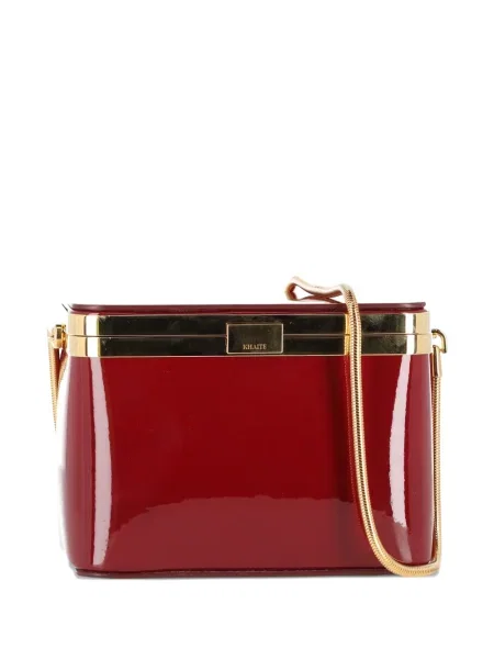 Mała mały torebka skórzana Khaite skórzana czerwona