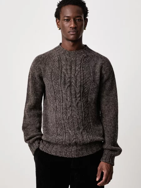Barbour sweter wełniany