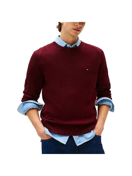 Pulover Tommy Hilfiger roșu