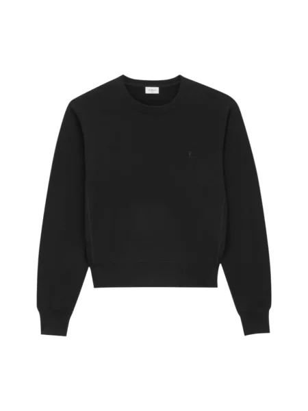 Haftowana bluza Saint Laurent czarna