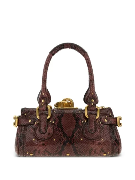 Geantă Chloé din piele maro