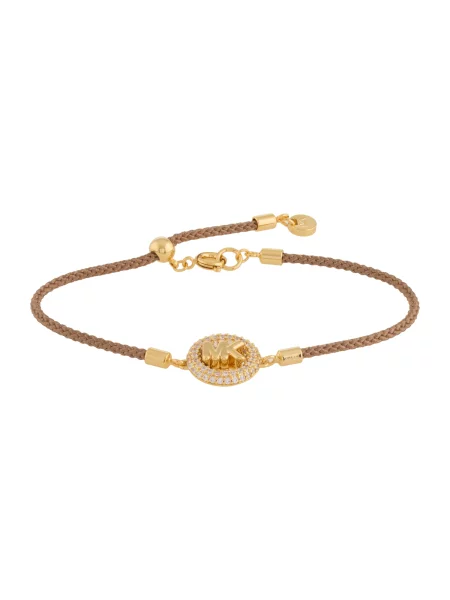 MICHAEL Michael Kors Βραχιόλι ανοικτό / χρυσό καφέ