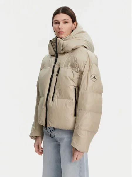 Пуховик Adidas By Stella Mccartney бежевый - цена 19380 грн | Shopsy