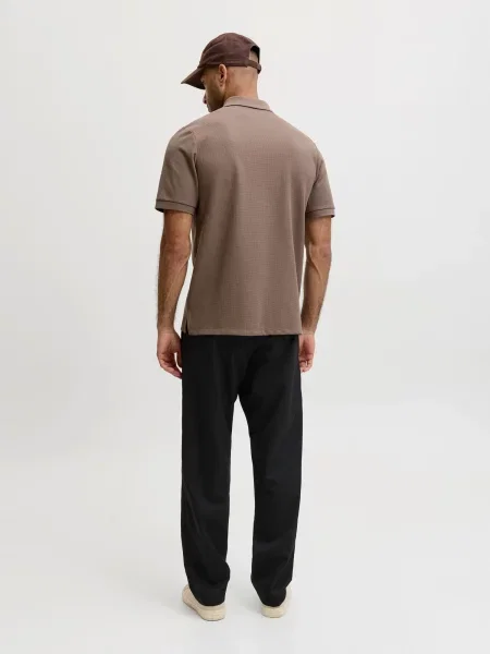 JACK & JONES Nohavice s pukmi JPSTKane Toby' čierna