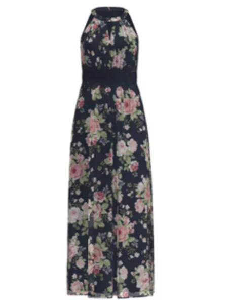 VILA Rochie de seară Milina bleumarin / verde măr / roz pal alb