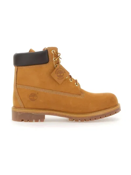 Botki Timberland skórzane wodoszczelne casual brązowe